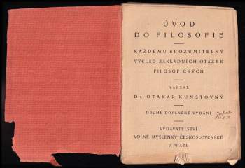 Otakar Kunstovný: Úvod do filosofie