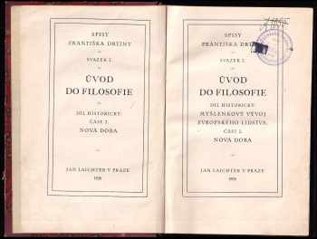 František Drtina: Úvod do filosofie