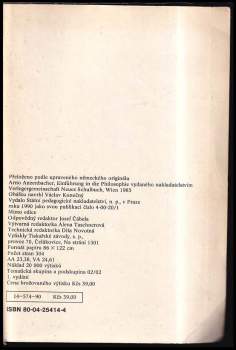 Arno Anzenbacher: Úvod do filozofie