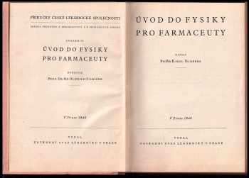 Karel Šumbera: Úvod do fysiky pro farmaceuty