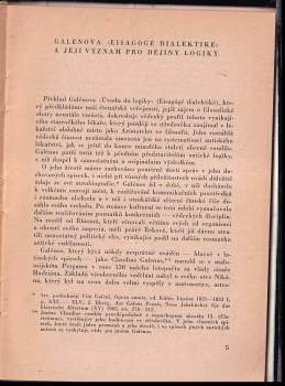 Galénos: Úvod do logiky