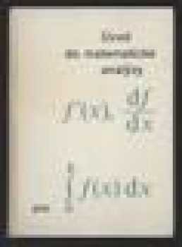 Úvod do matematické analýzy