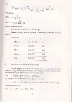Jindřich Nečas: Úvod do matematické teorie pružných a pružně plastických těles