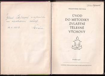 František Škvára: Úvod do metodiky zvláštní tělesné výchovy