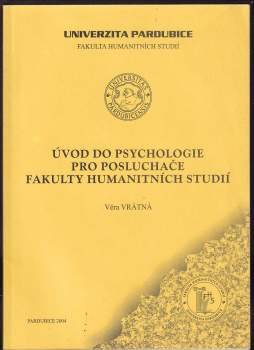Úvod do psychologie pro posluchače Fakulty humanitních studií