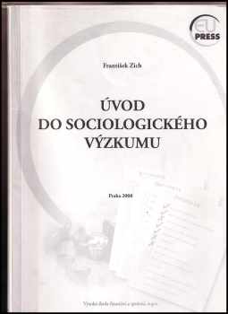 František Zich: Úvod do sociologického výzkumu