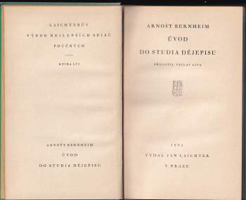 Ernst Bernheim: Úvod do studia dějepisu