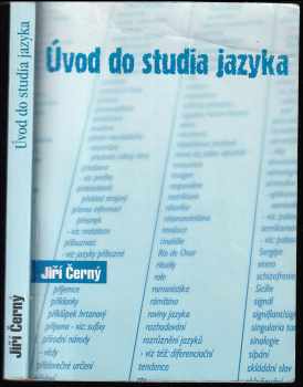 Jiří Černý: Úvod do studia jazyka