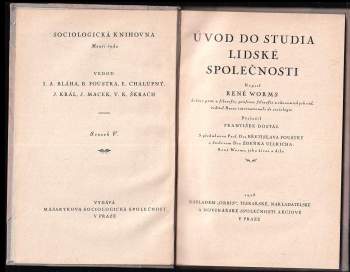 René Worms: Úvod do studia lidské společnosti