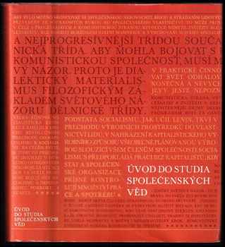 Georgij Chosrojevič Šachnazarov: Úvod do studia společenských věd