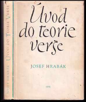 Josef Hrabák: Úvod do teorie verše