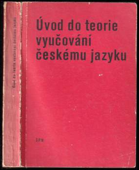 Úvod do teorie vyučování českému jazyku
