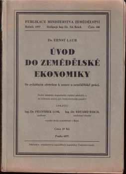 Úvod do zemědělské ekonomiky