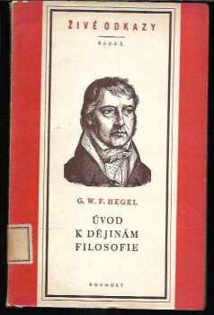Georg Wilhelm Friedrich Hegel: Úvod k dějinám filosofie