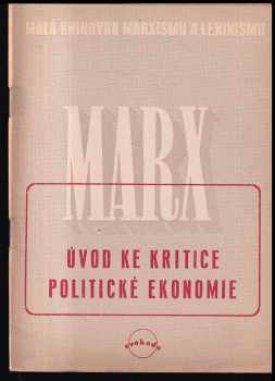 Úvod ke kritice politické ekonomie