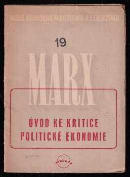 Úvod ke kritice politické ekonomie