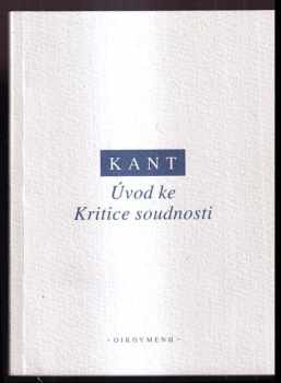 Úvod ke Kritice soudnosti