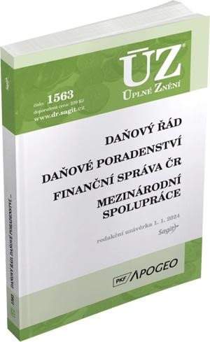 Daňový řád ; Daňové poradenství ; Finanční správa ČR ; Mezinárodní spolupráce : redakční uzávěrka 1.1.2024