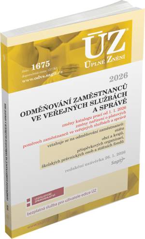 ÚZ 1675 Odměňování zaměstnanců ve veřejných službách a správě, 2026