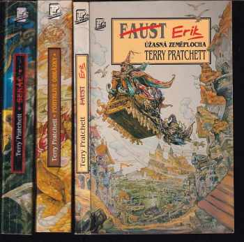 Terry Pratchett: Úžasná Zeměplocha, díly 9-11 (Faust Erik + Pohyblivé obrázky + Sekáč)