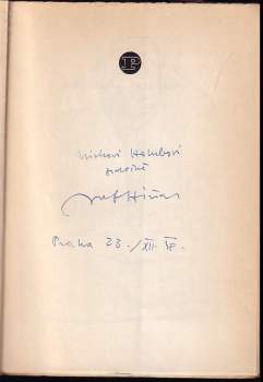 Josef Hiršal: Úzké cesty