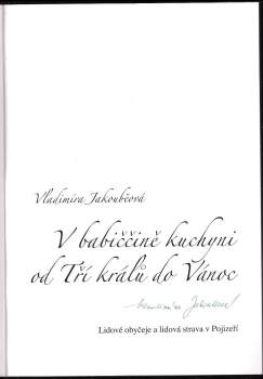 Vladimíra Jakouběová: V babiččině kuchyni od Tří králů do Vánoc