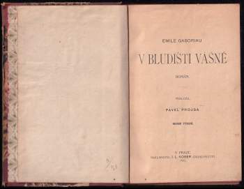 Émile Gaboriau: V bludišti vášně