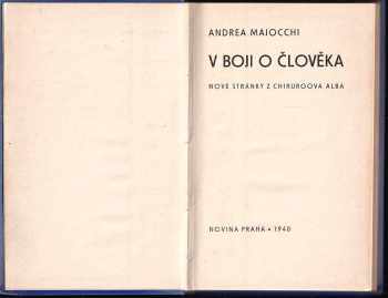 Andrea Majocchi: V boji o člověka