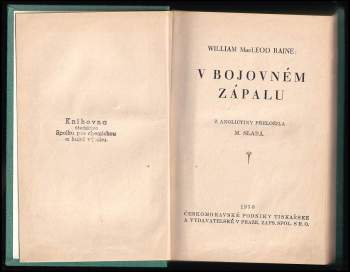 William MacLeod Raine: V bojovném zápalu