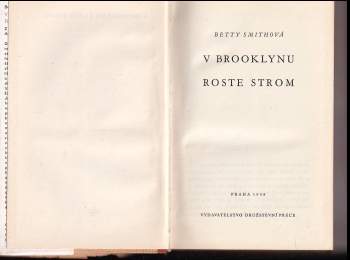 Betty Smith: V Brooklynu roste strom