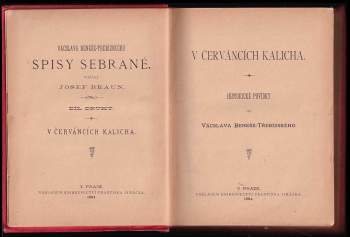 Václav Beneš-Třebízský: V červáncích kalicha