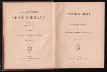 Václav Beneš-Třebízský: V červáncích kalicha
