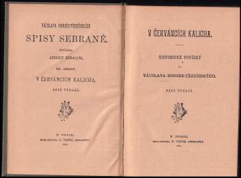 Václav Beneš-Třebízský: V červáncích kalicha