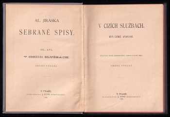 Alois Jirásek: V cizích službách - kus české anabase