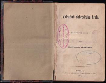Bohumil Havlasa: V družině dobrodruha krále