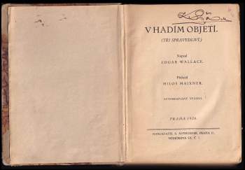 Edgar Wallace: V hadím objetí