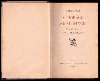 Karl May: V Horách Skalistých 3. díl románu Old Surehand.