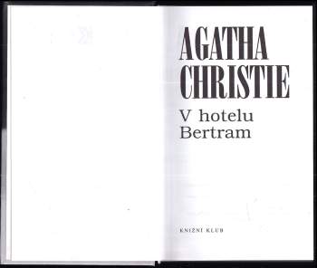Agatha Christie: V hotelu Bertram