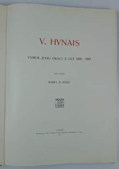 Karel Boromejský Mádl: V. Hynais
