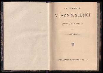 Josef Richard Hradecký: V jarním slunci