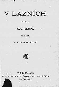 V lázních - August Šenoa (1889, F. Šimáček) - ID: 506347