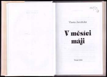 Vlasta Javořická: V měsíci máji