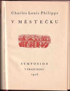 Charles-Louis Philippe: V městečku