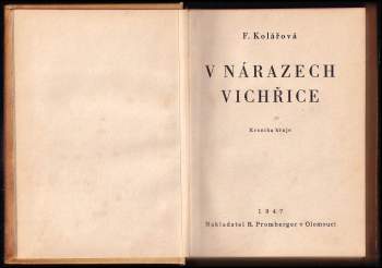 Františka Kolářová-Vlčková: V nárazech vichřice