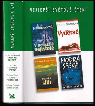 Nejlepší světové čtení : V neustálé nejistotě + Vyděrač + Poslední slib + Modrá sféra