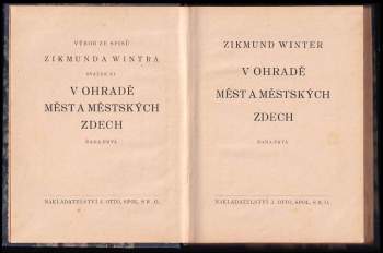 Zikmund Winter: V ohradě měst a městských zdech