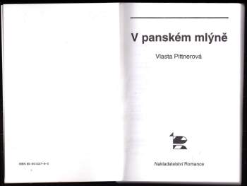 Vlasta Pittnerová: V panském mlýně
