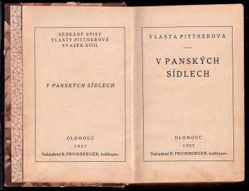Vlasta Pittnerová: V panských sídlech