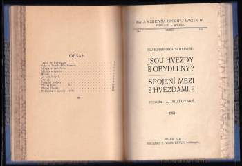 Camille Flammarion: V paprscích luny + Jsou hvězdy obydleny?