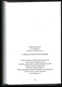 Shlomo Venezia: V pekle plynových komor